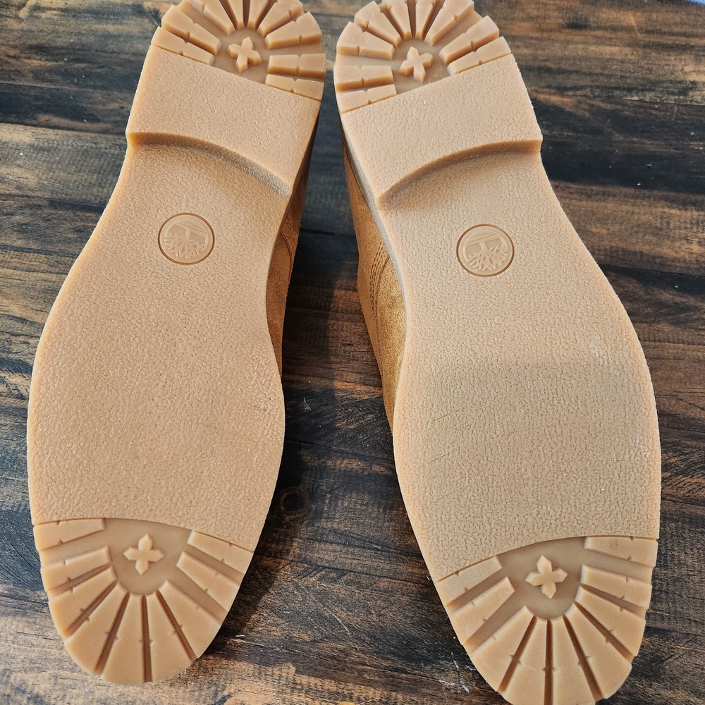 Timberland Men's Tan Leather Shoes SKU X03 - Picture 6 of 12